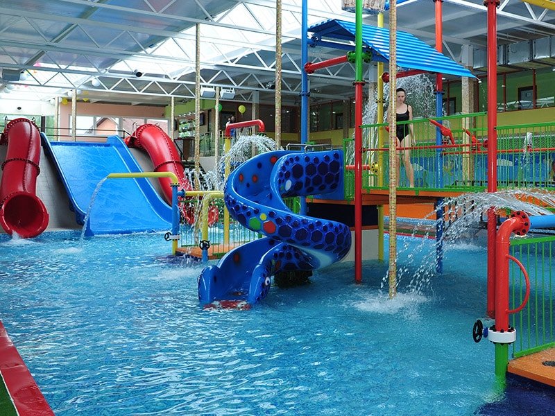 Московский аквапарк подходит для детей в возрасте от 3 до 7 лет